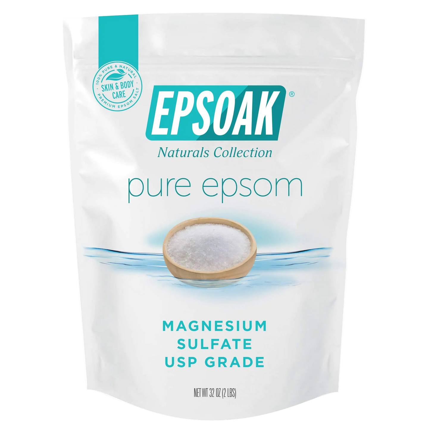 Epsoak Epsom Salt 2 lb. Magnesium Sulfate