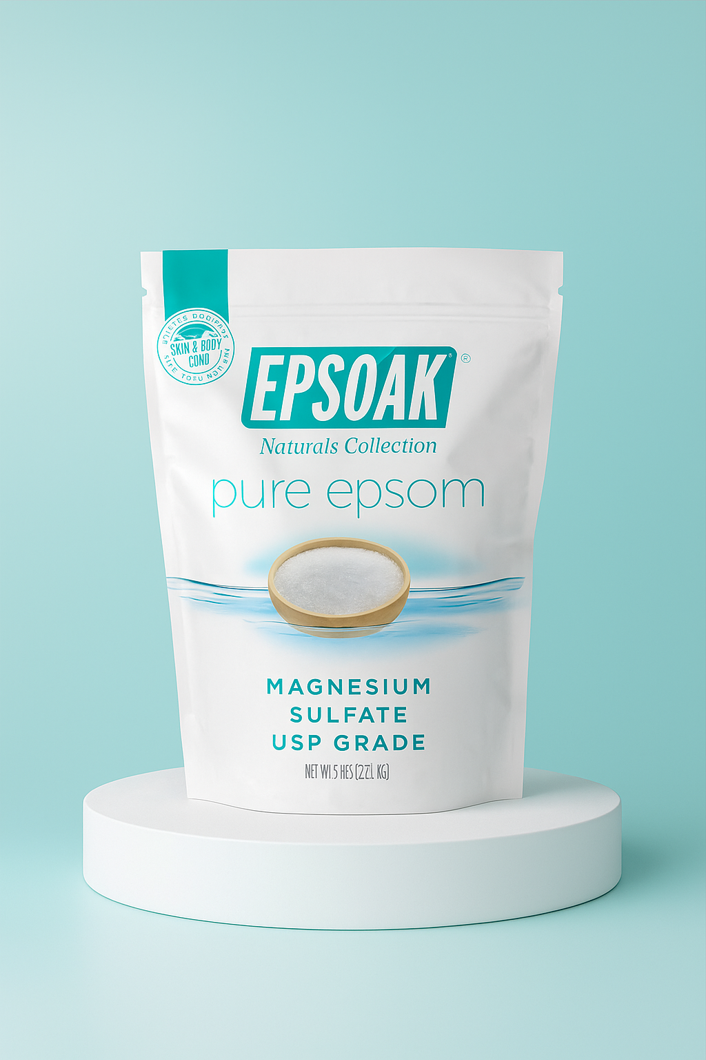 Epsoak Epsom Salt 2 lb. Magnesium Sulfate