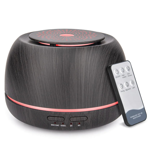 300ML Wood Grain Aroma Diffuser with Remote